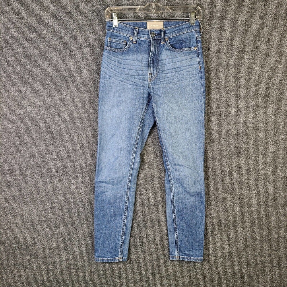 Everlane Jeans Size 25 Light Wash Ankle High Rise Skinny